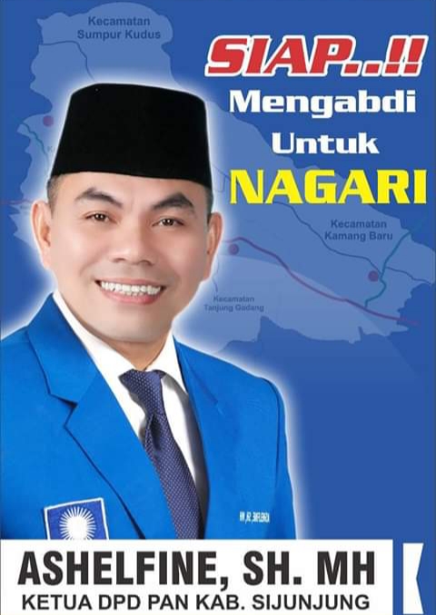 Mantan Ketua KPUD Dukung Ashelfine Jadi Bupati Sijunjung