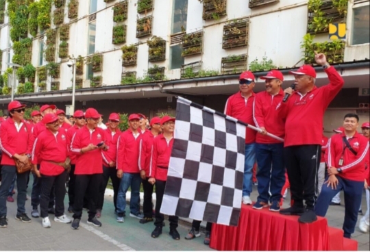 Meriahkan Hapernas 2019, Kementerian PUPR Ajak Asosiasi Pengembang dan Perbankan Jalan Sehat