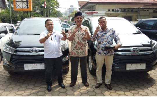 Sah, KI dan KPI Sumbar Dapat Tambahan Kendaraan Baru
