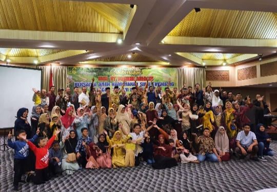 Meriah, Silaturahmi Ricky Donals Nazir Dt Paduko Marajo dengan Perantau Suku Singkuang di Riau