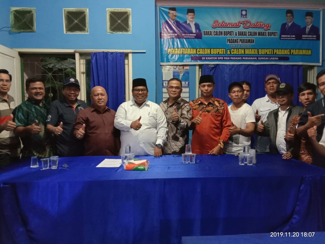 Daftar ke PAN Padang Pariaman, Suhatri Bur: Jauhi Kampanye Hitam dan Fitnah