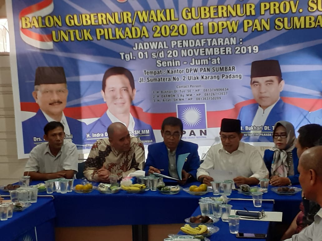 Reydonnyzar Moenek Daftar Bacagub Sumbar ke PAN