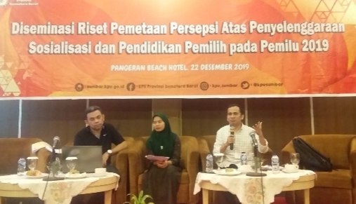 Riset Pemilu 2019 KPU Sumbar, Gebril Daulay: Hoaks dan Hate Speech tidak Memengaruhi Pemilih Sumbar