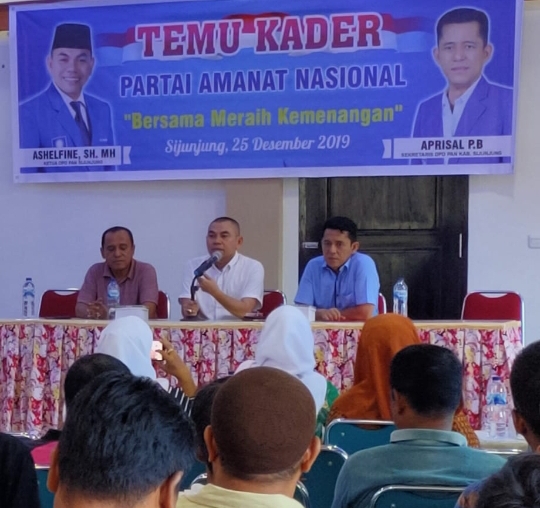Temu Kader, PAN Sijunjung Solid Usung Pasangan Ashelfine-Sarikal