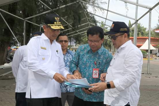 Pastikan Persiapan Peringatan Hari Nusantara 2019 di Pariaman Matang, Dirjen Khalawi Tinjau ke Lapangan