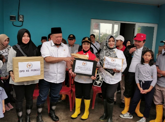 DPD RI Peduli, LaNyalla Bantu Korban Banjir