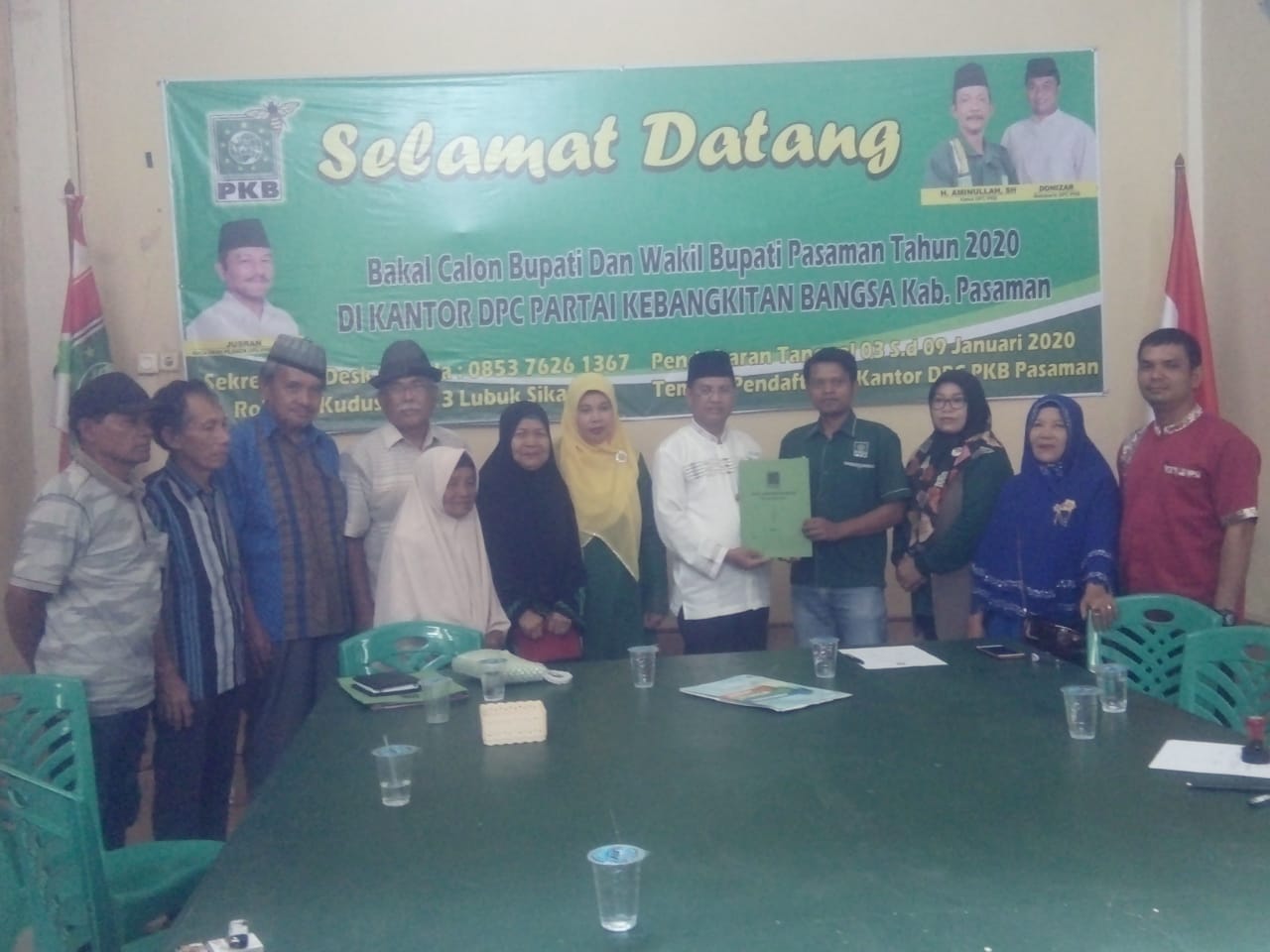 Pasangan Afrizal-Dahliana Daftar ke PKB Pasaman