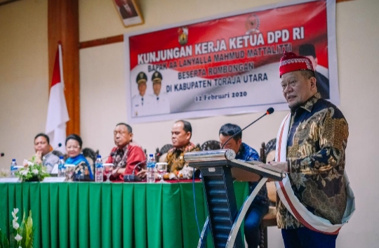 Ketua DPD RI LaNyalla Serap Aspirasi Masyarakat Toraja Utara