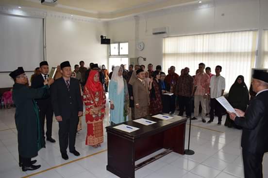 Ini 11 Nama Pejabat di Lingkungan KPU Sumbar yang Dilantik