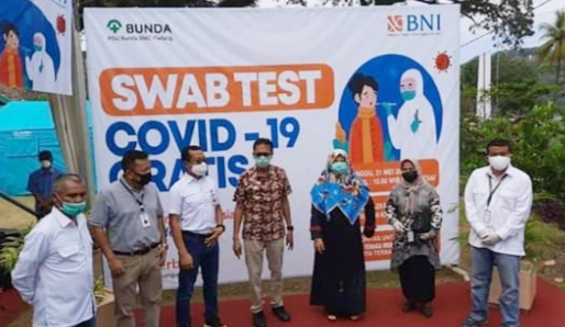 Gubernur Sumbar Apresiasi Program Swab Test Massal Gratis BNI
