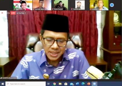 Syawalan Muhammadiyah Sumbar, Gubernur Irwan Prayitno Berkirim Pantun