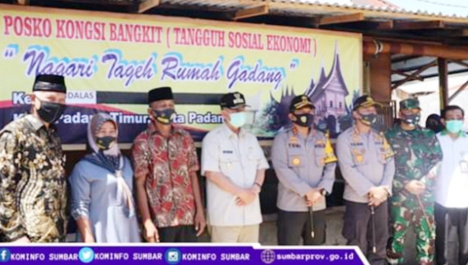 Wagub Bersama Kapolda Sumbar Kunjungi “Nagari Tageh Rumah Gadang”