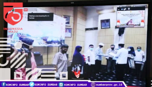 Kementerian ATR/BPN Serahkan 1700 Sertifikat Tanah Rakyat Sumbar