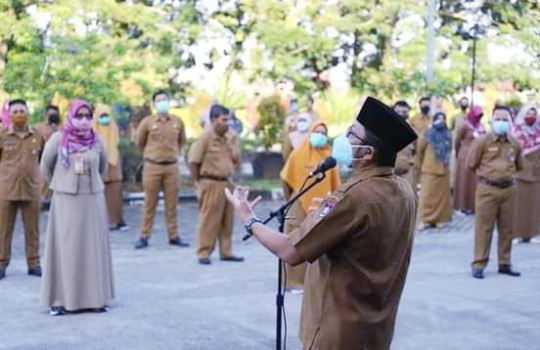 Pulih dari Corona, Wawako Padang Hendri Septa Mulai Masuk Kantor