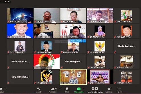 Rapat Virtual, DPD RI Bahas Tuntas UMKM dengan Menteri Koperasi dan UKM