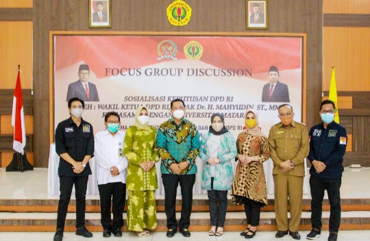 Wakil Ketua DPD RI Mahyudin: Ranperda dan Perda Harus Berdasar Skala Prioritas.