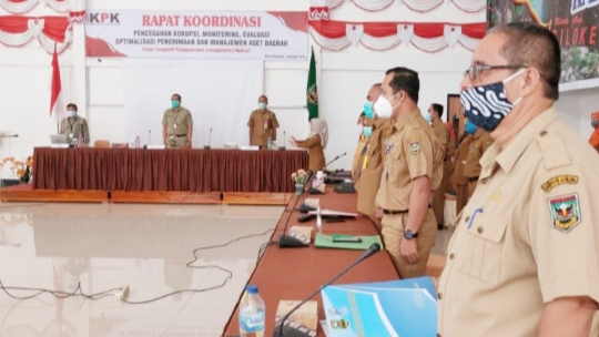 Genjot Capaian Nilai Pencegahan Korupsi, KPK dan Pemkab Sijunjung Gelar Rakor