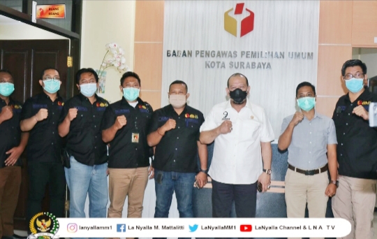 Ketua DPD RI LaNyalla Apresiasi Kerja Bawaslu Jatim dan Surabaya