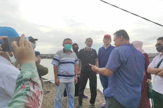 Anggota DPD RI Abdul Hakim Perjuangkan Revitalisasi Tambak Udang