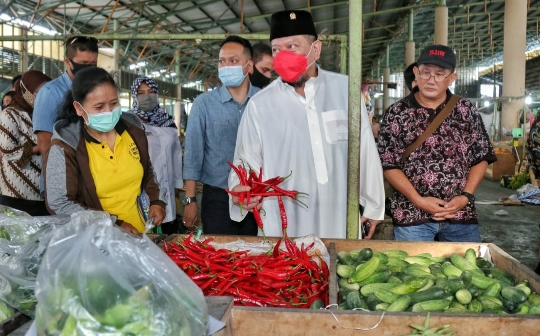 Ketua DPD RI LaNyalla: Pasar Jadi Sentral Pemulihan Ekonomi Masyarakat