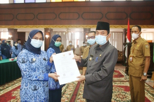 151 Orang CPNS Sijunjung Terima SK Pengangkatan