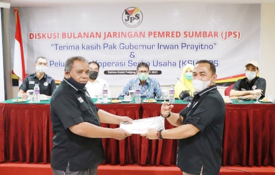 Jaringan Pemred Sumbar (JPS) Luncurkan Koperasi