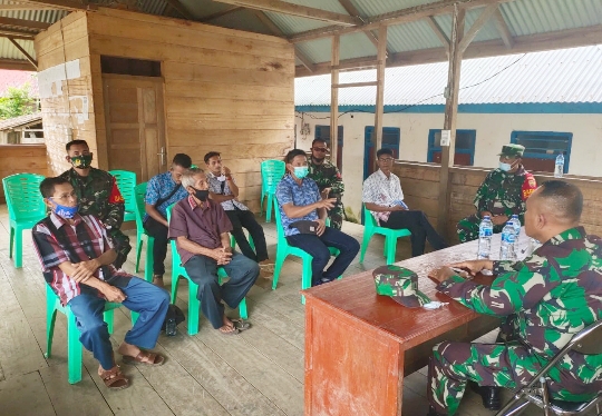 Pra TMMD, Kodim 0319 Mentawai Sosialisasi ke Masyarakat