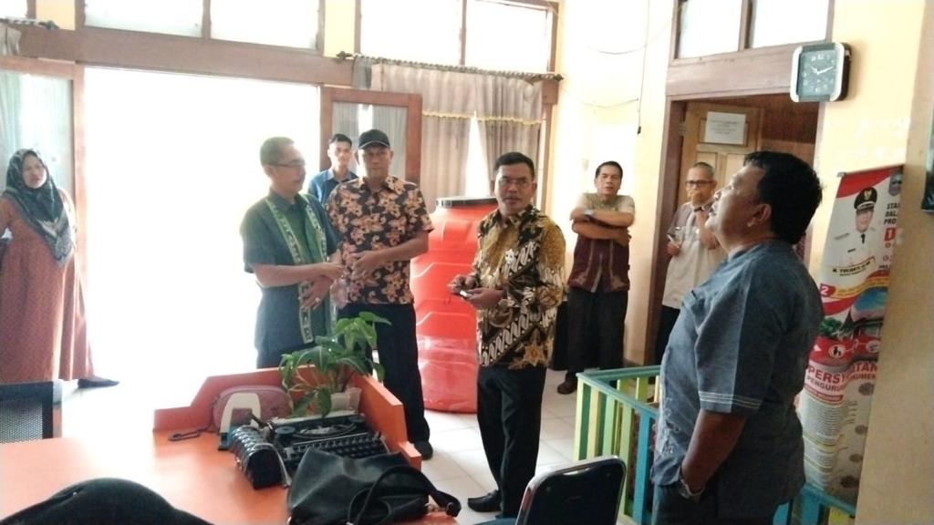 Monitoring Adminduk, Syamsul Bahri Miris Temui Jeleknya Kondisi Kantor Camat Sungai Beremas