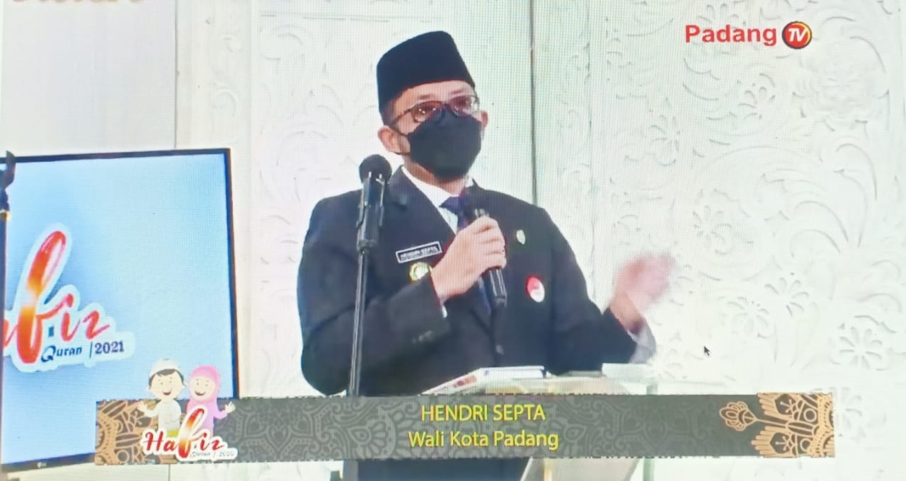 Walikota Hendri Septa Apresiasi PadangTV Gelar Lomba Tahfiz Qur’an