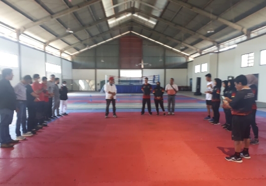 Jelang PON Papua, Ketua KONI Sumbar Sambangi Cabor Motivasi Pelatih dan Atlet