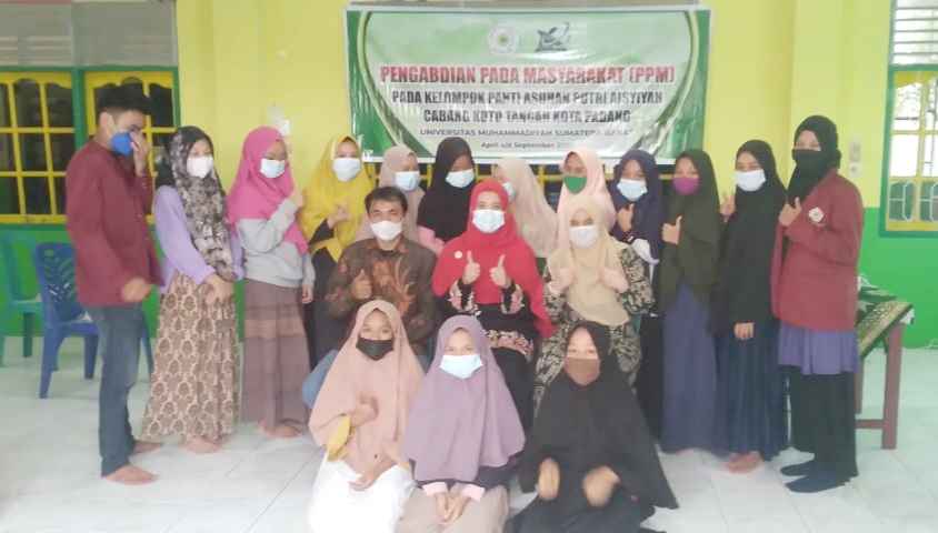 UM Sumbar Laksanakan PPM di Panti Asuhan Aisyiyah Koto Tangah