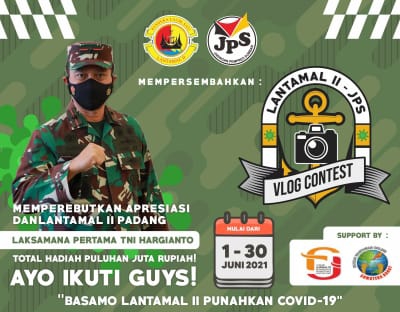 Ayo Punahkan Covid-19, Ini Pemenang Vlog Contest Lantamal II-JPS