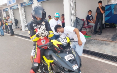 Balap Motor Sumbar Optimis Raih Medali
