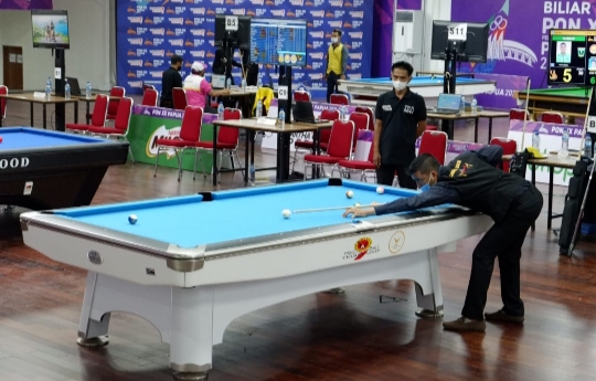 Kandas, Duo Pebiliar Sumbar di Nomor Double Bola Delapan