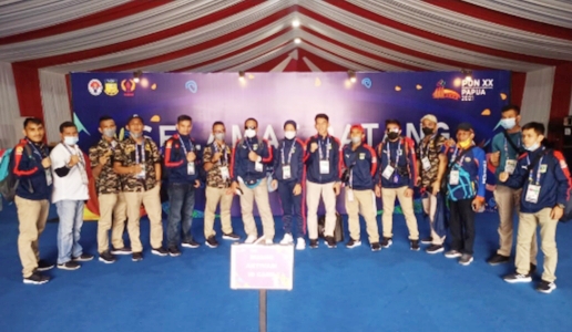 Kloter Terakhir Kontingen Sumbar Mendarat di Bumi Cendrawasih