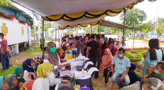 Bertabur Hadiah, Gebyar Sumdarsin di Sijunjung Diserbu Masyarakat