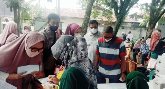 LPM Kampung Lapai Kembali Gelar Vaksinasi Covid-19, Sonny: Sedikit Lagi 100 Persen