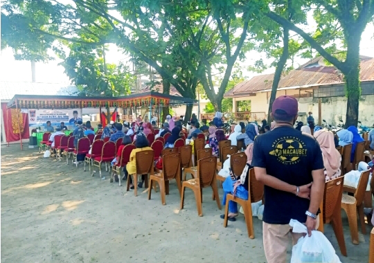 LPM Kampung Lapai Usulkan Pembenahan Lokasi PAUD Amanah pada Azwar Siry