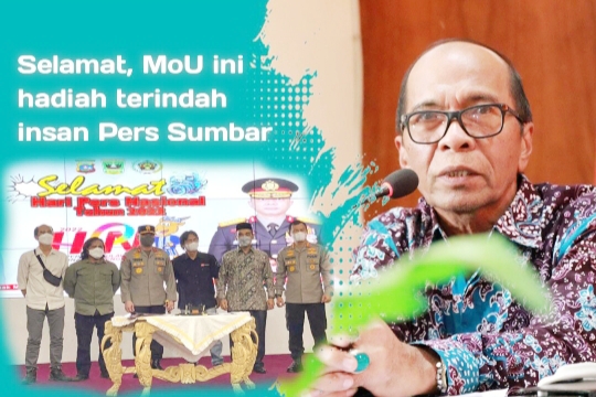 MoU Antara Polda dan Organisasi Pers, HM Nurnas: Ini Kado Terindah Buat Insan Pers