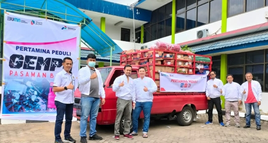 Pertamina Sumbar Bergerak Cepat Bantu Korban Gempa Pasbar
