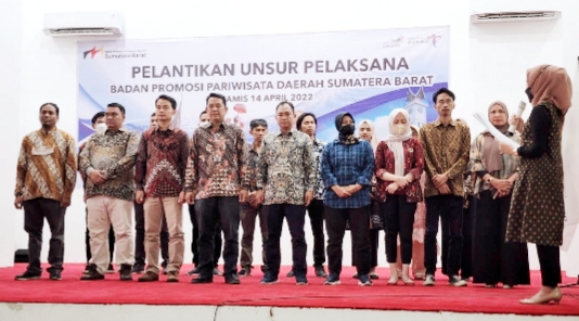 Siap Boomingkan Pariwisata Sumbar, BPPD Lantik Unsur Pelaksana