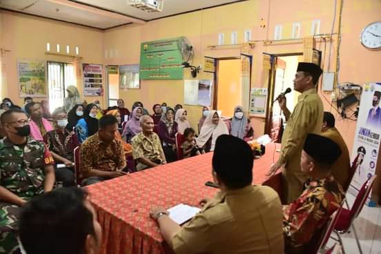 Desa Cubadak Mentawai Pariaman Serahkan BLT DD Triwulan Pertama Tahun 2022