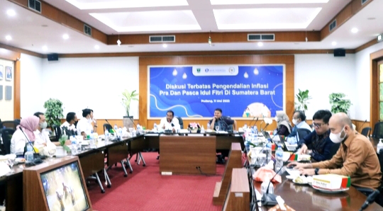 Inflasi Jelang Idulfitri Nomor Enam di Sumatera, Leonardy Apresiasi Kekompakan TPID Sumbar