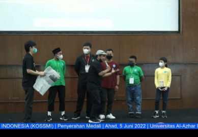 Rehafzan Putra Baruh Gunung Raih Perak di Ajang KOSSMI Universitas Al Azhar Jakarta