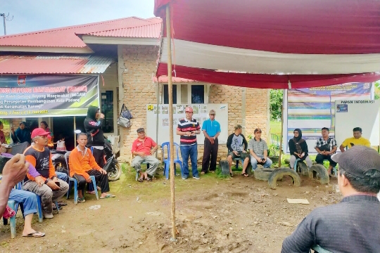 Irwan Basir Apresiasi Masyarakat Kuranji yang Sukarela Serahkan Tanah untuk Kegiatan Manunggal