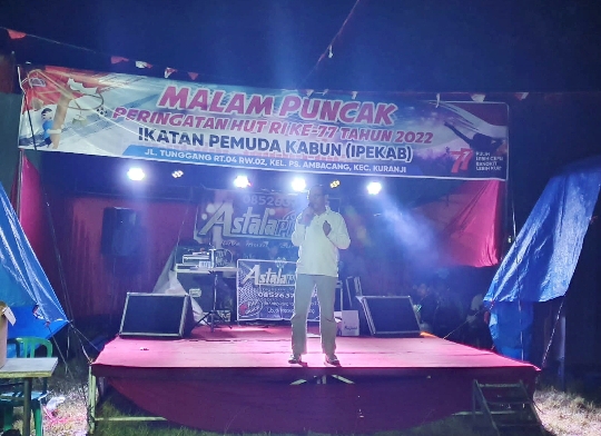 Malam Puncak Peringatan HUT RI yang Digelar IPEKAB Berlangsung Meriah