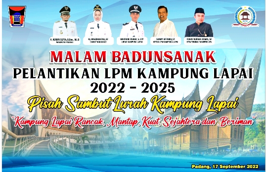 Sonny Affandi Bakal Dilantik Jadi Ketua LPM Kampung Lapai untuk Kedua Kalinya