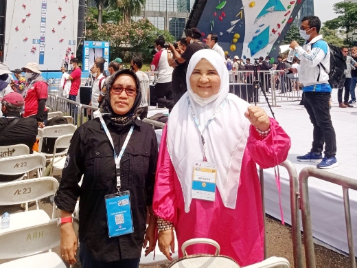 Hadir di IFSC Climbing World Cup, Nevi Zuairina Dukung Atlet Indonesia Jadi Juara Dunia