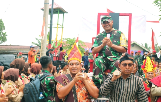 Tim Penilai Kodam I/BB Kunjungi Kampung Pancasila Wilayah Kodim 0310/SSD