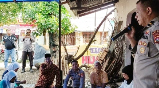 Kapolsek Lubeg Motivasi Anak Yatim di JBB Amal Salih